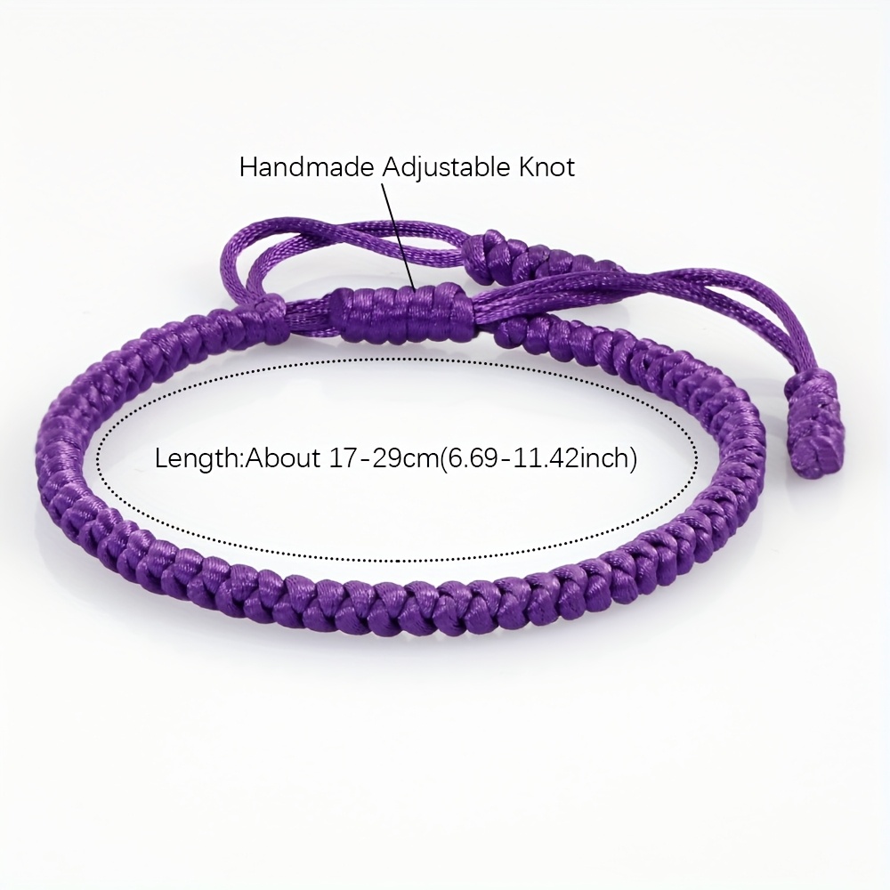 Waterproof Pure Thread Woven Bracelet for Casual Attire